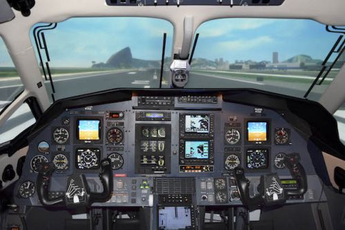 FlightSafety-PC-12-47-Level-D-simulator-interior